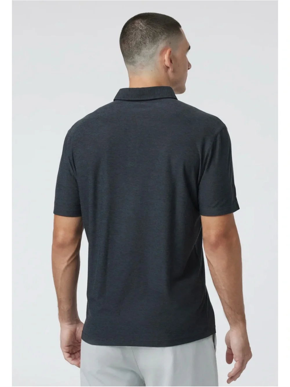 Vuori Strato Tech Polo in  Heather Gray Size L ~ Excellent